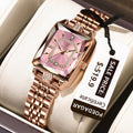 Luxury Watch for Woman Waterproof Calendar High Quality Ladies Watch Stainless Steel Quartz Women'S Watches Elegant+Box