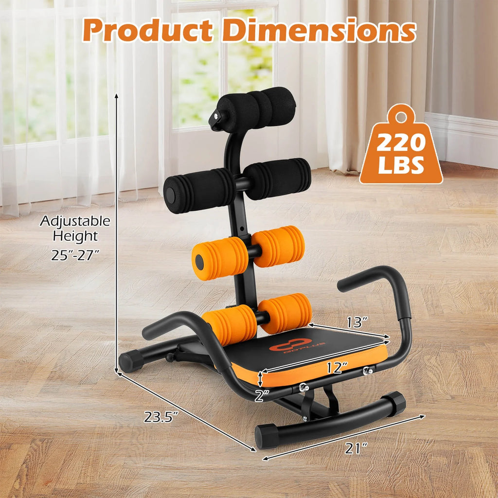 Core Ab Trainer Bench Abdominal Stomach Exerciser Workout Gym Fitness Machine