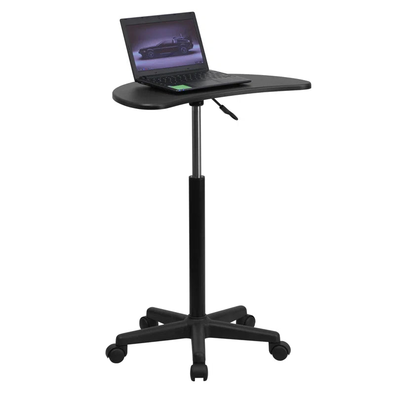 Robertson Eve Sit to Stand Height Adjustable Mobile Laptop Desk/Speaker'S Lectern