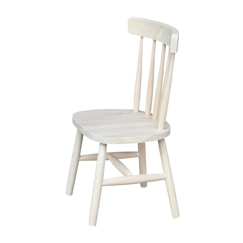 Miner Kids 11.25'' Unfinished Wood Desk or Activity Chair Chair and Ottoman
