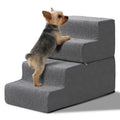 4 Step Dog Stairs for High Beds Non-Slip Removable Washable Cover Ramp Pet Accessory Small Indoor Outdoor Cats Dogs Model