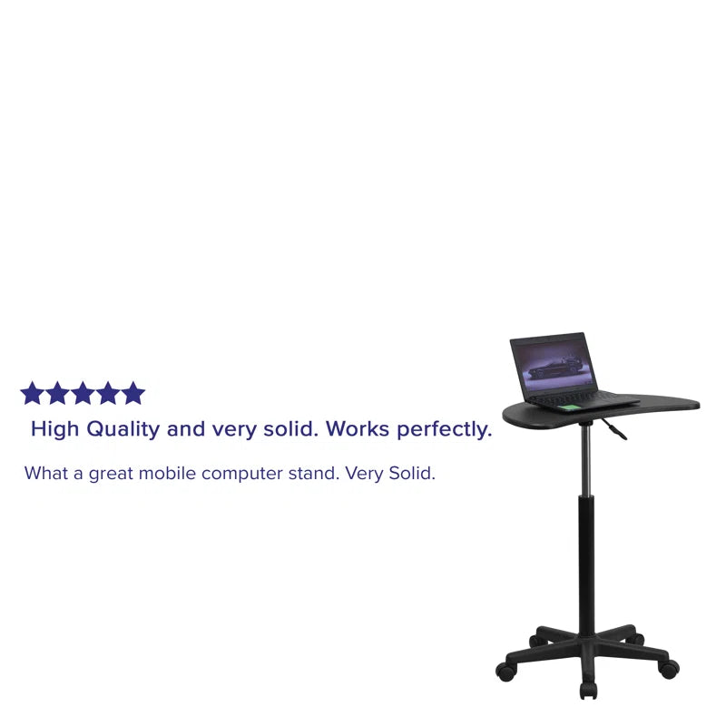 Robertson Eve Sit to Stand Height Adjustable Mobile Laptop Desk/Speaker'S Lectern