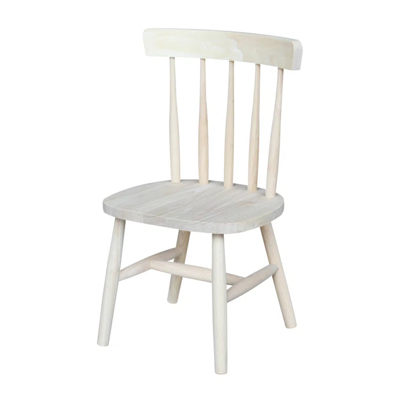 Miner Kids 11.25'' Unfinished Wood Desk or Activity Chair Chair and Ottoman