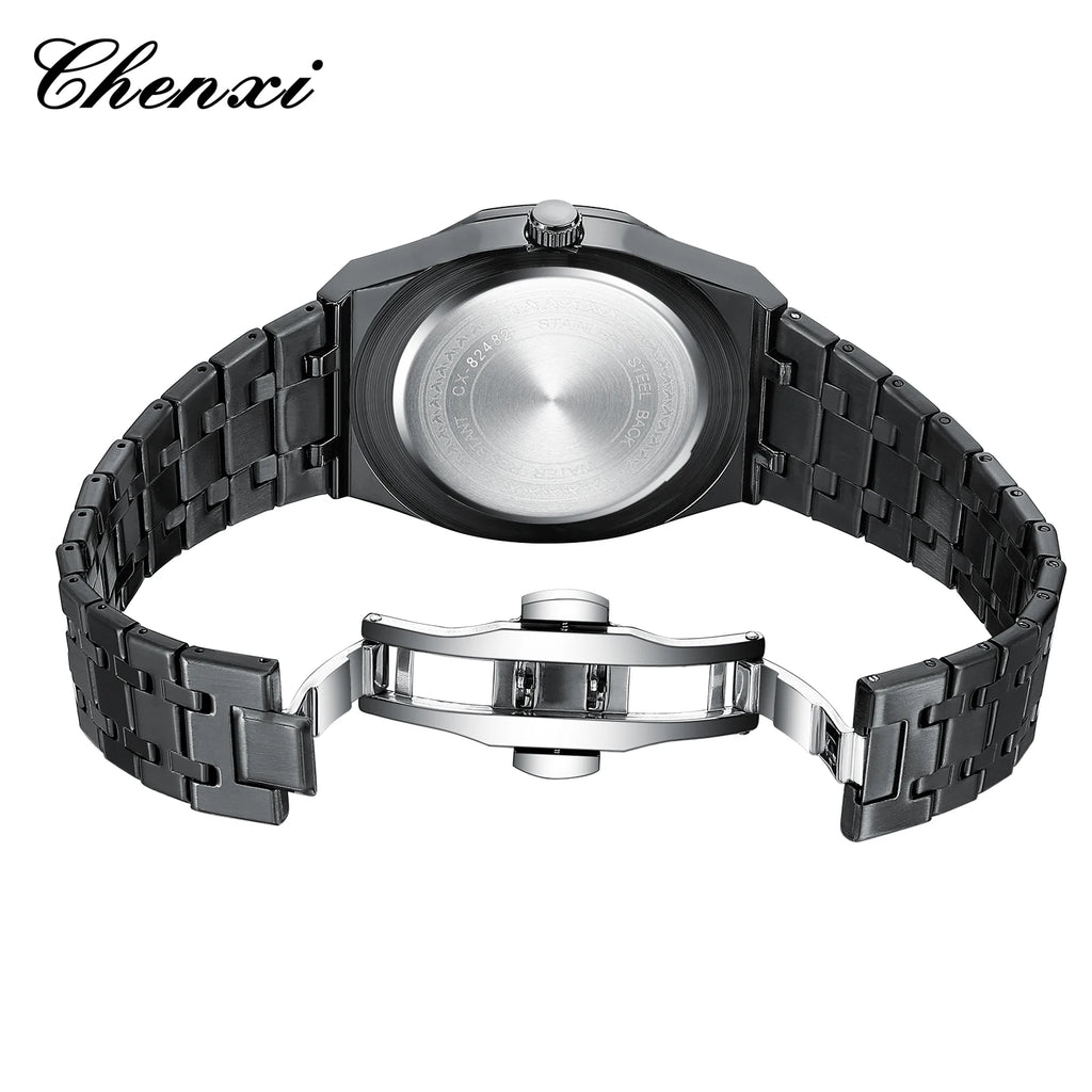 High-End Men'S Watches Waterproof 42Mm Special Eastern Arabic Numerals Dial Calendar Quartz Wristwatch Man Luxury Watch