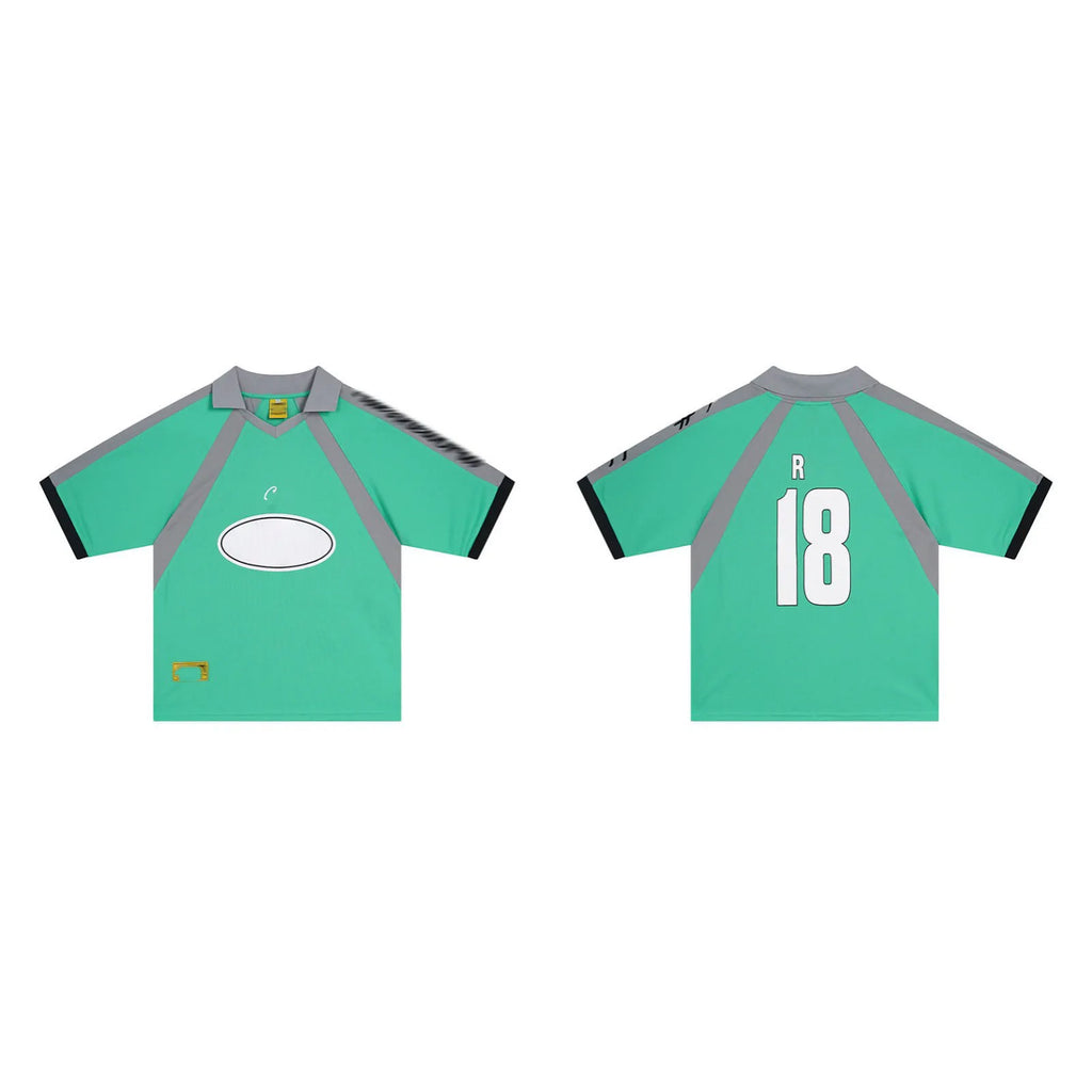 Designer Mens T-Shirt Digital Pattern Letter Print Vintage Sports Casual Soccer Jersey Y2K Shirts Summer Loose Short Sleeve Jerseys Tops Men
