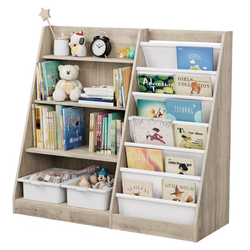 Maggiorina Kids Standard Bookcase, Storage Book Rack, Organizer Cabinet, Book Display