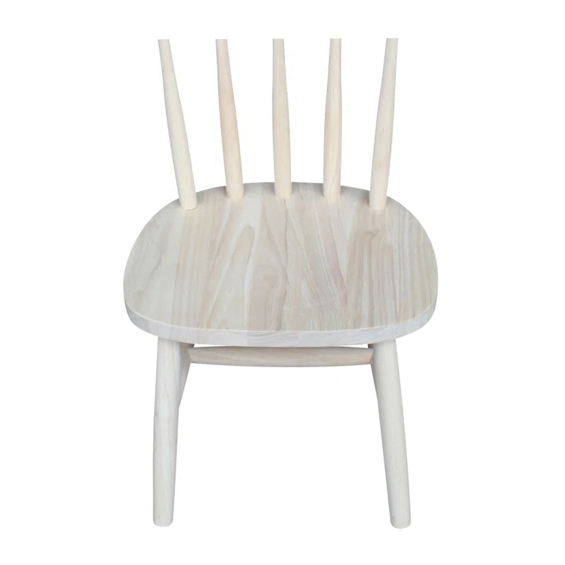 Miner Kids 11.25'' Unfinished Wood Desk or Activity Chair Chair and Ottoman