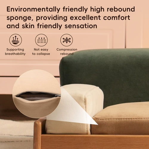 Modern Wooden Pet Bed for Cats & Dogs – Oak Veneer Frame with