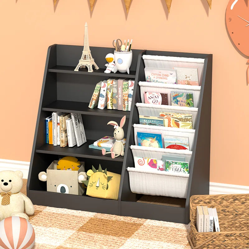 Maggiorina Kids Standard Bookcase, Storage Book Rack, Organizer Cabinet, Book Display