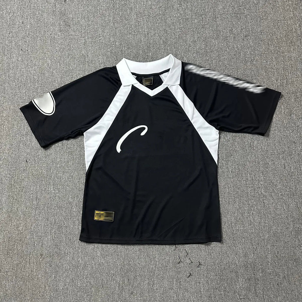 Designer Mens T-Shirt Digital Pattern Letter Print Vintage Sports Casual Soccer Jersey Y2K Shirts Summer Loose Short Sleeve Jerseys Tops Men