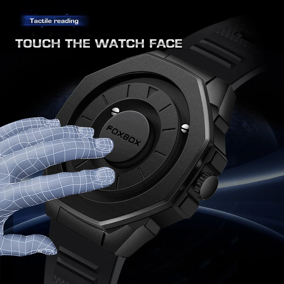 Fashion Casual Men'S Watch Silicone Waterproof Sports Quartz Wristwatches Luxury Rolling Magnetic Steel Ball Business Man Watch