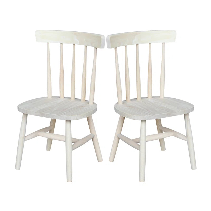 Miner Kids 11.25'' Unfinished Wood Desk or Activity Chair Chair and Ottoman