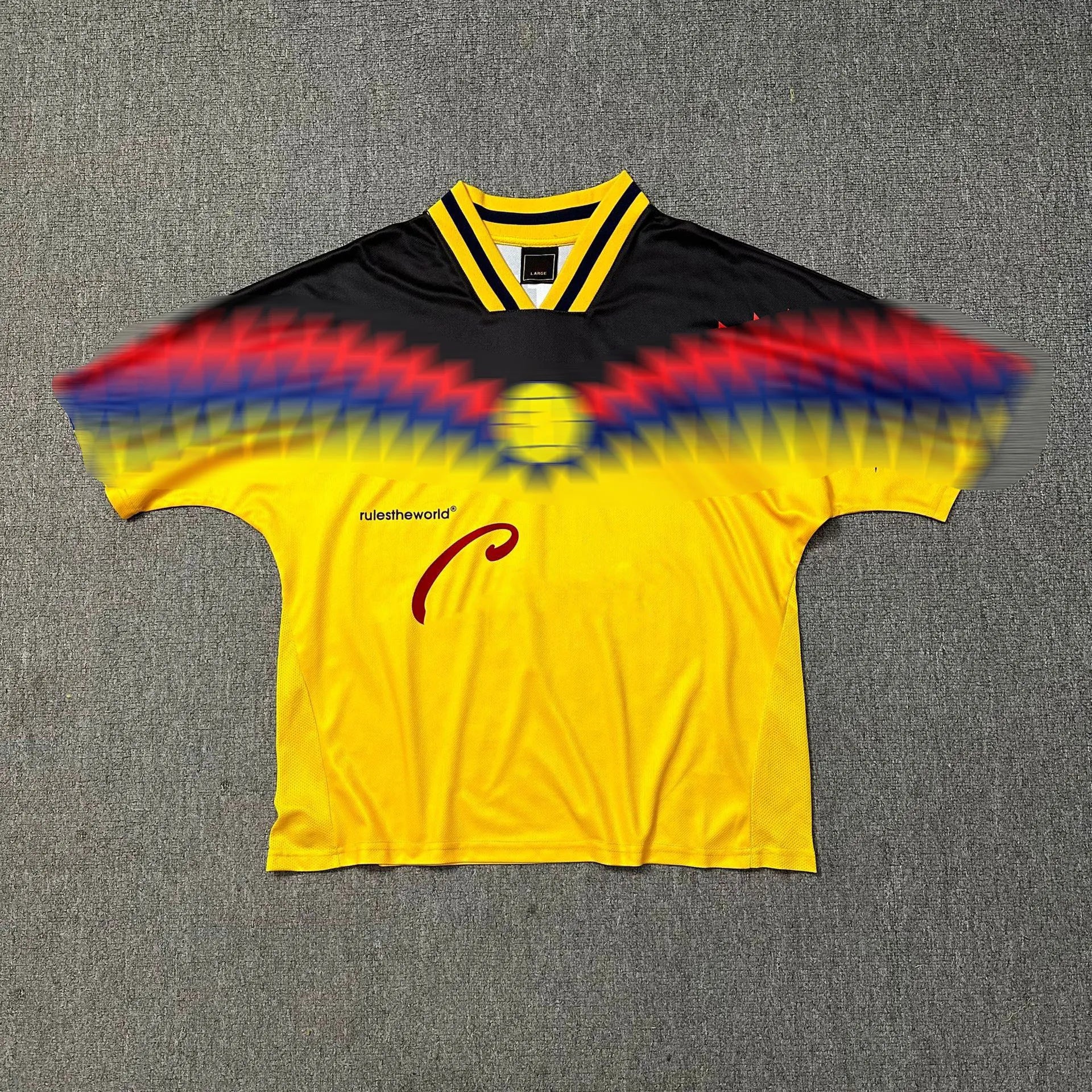 Designer Mens T-Shirt Digital Pattern Letter Print Vintage Sports Casual Soccer Jersey Y2K Shirts Summer Loose Short Sleeve Jerseys Tops Men