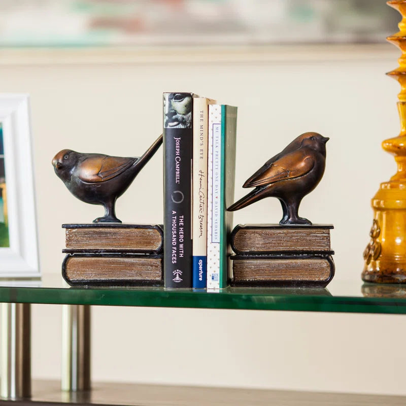Nolley Resin Non-Skid Bookends