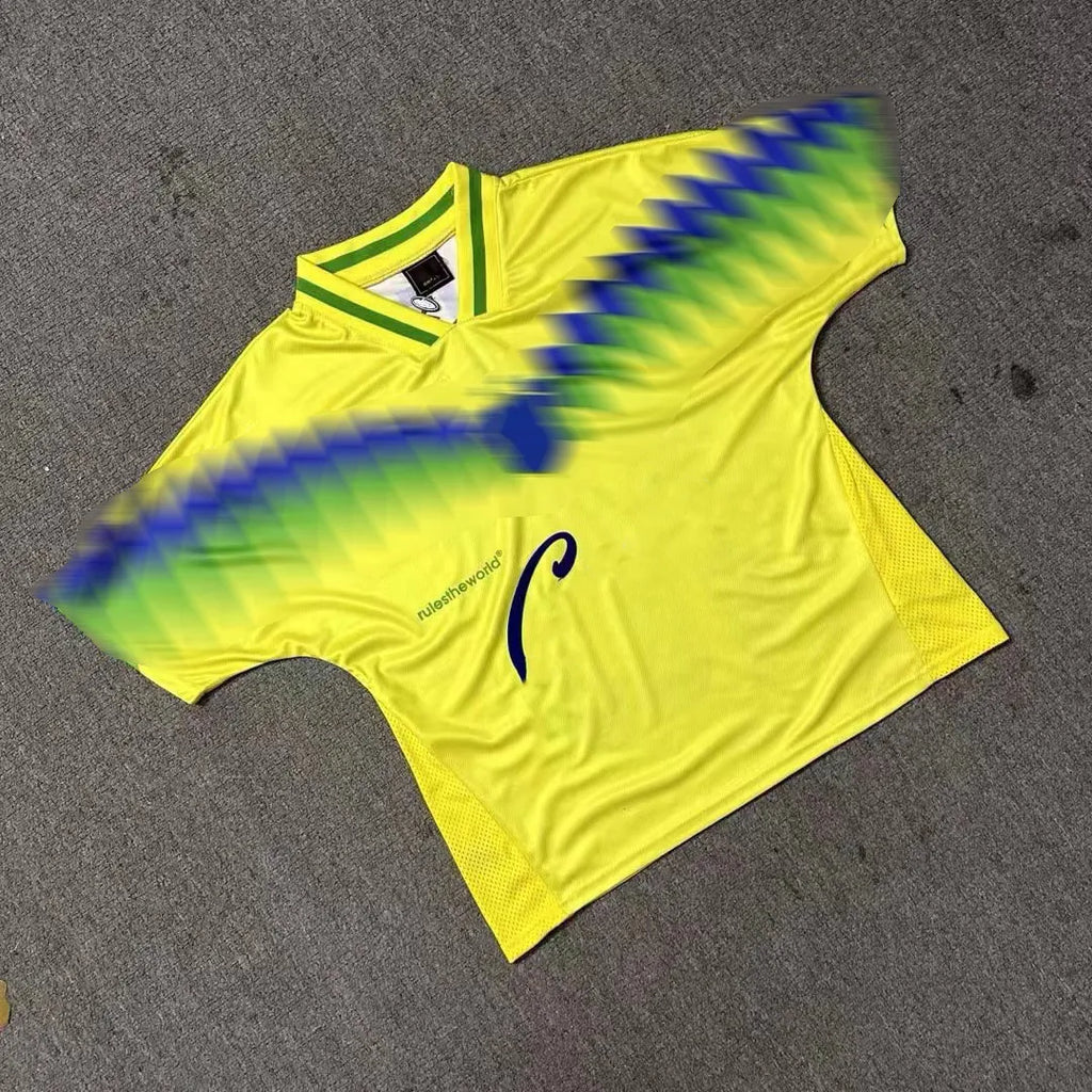 Designer Mens T-Shirt Digital Pattern Letter Print Vintage Sports Casual Soccer Jersey Y2K Shirts Summer Loose Short Sleeve Jerseys Tops Men