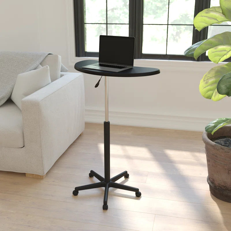 Robertson Eve Sit to Stand Height Adjustable Mobile Laptop Desk/Speaker'S Lectern