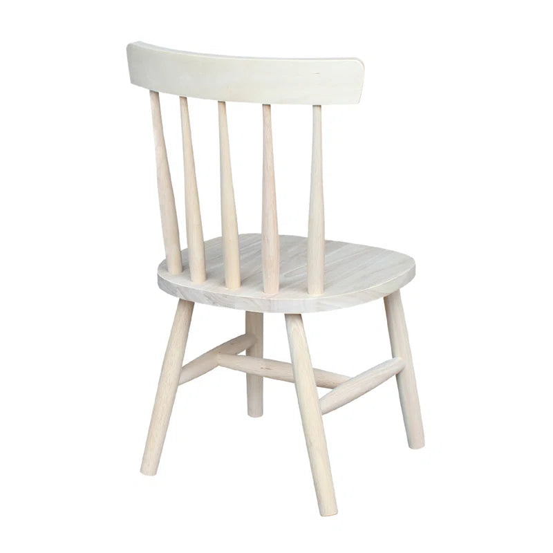 Miner Kids 11.25'' Unfinished Wood Desk or Activity Chair Chair and Ottoman